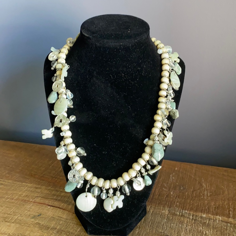 Necklace and earrings